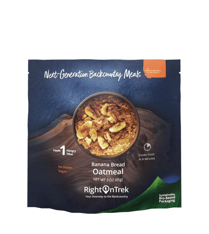 Weatherproof hiking adventure tarp-BANANA BREAD OATMEAL - 1 SERVING