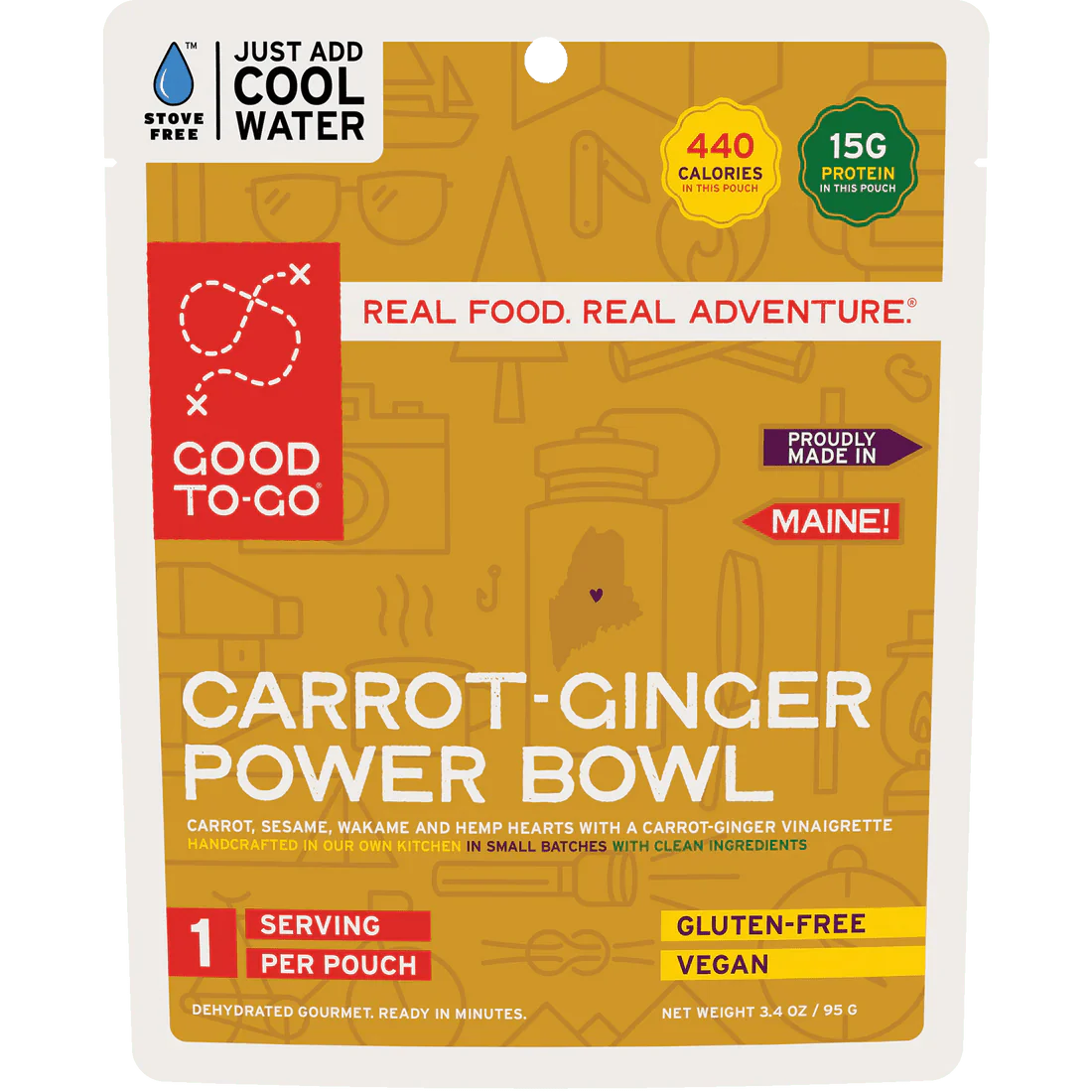 Multi-season hiking mattress-CARROT-GINGER POWER BOWL