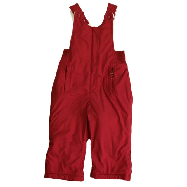 Reinforced high-tensile trekking rope-Gap Unisex Red Snow Pants