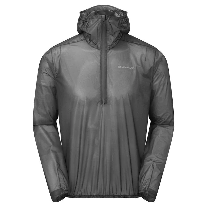 Reinforced double hammock camping-Montane Minimus Nano Pull-On Waterproof Jacket | Charcoal | Unisex