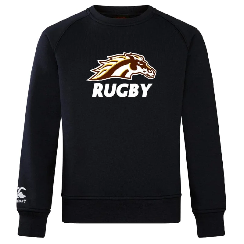 Non-stick camping roasting griddle-Western Michigan University Men's Rugby Club Crew Sweatshirt by Canterbury