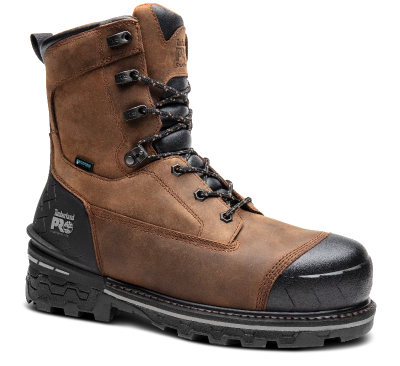 Reinforced nylon hiking anchor cord-Timberland Pro Boondock HD 8" Composite Toe / Waterproof - Mens