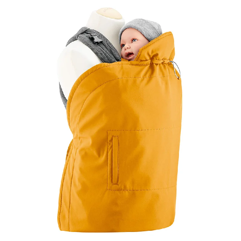 Load-bearing quick-release hiking strap-Mamalila Softshell Babywearing Cover - Mustard