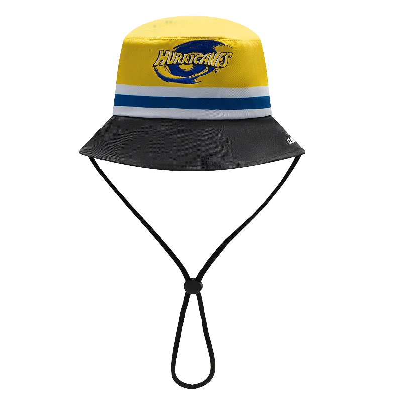 Rechargeable solar trail light-Hurricanes Super Rugby 25/26 Supporters Bucket Hat by Classic Sportswear