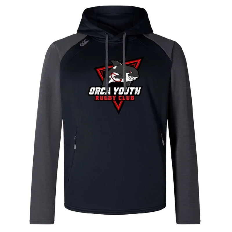 Collapsible high-capacity water tank-Orca Youth Elite Training Hoody by Canterbury