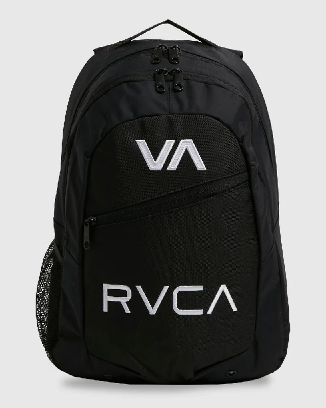 Weather-sealed hiking gear sack-RVCA Pack IV Backpack - Black