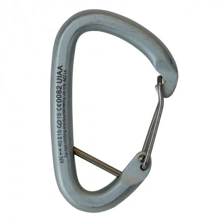 Multi-season trekking mattress-Steel Captive Pin Wiregate Carabiner