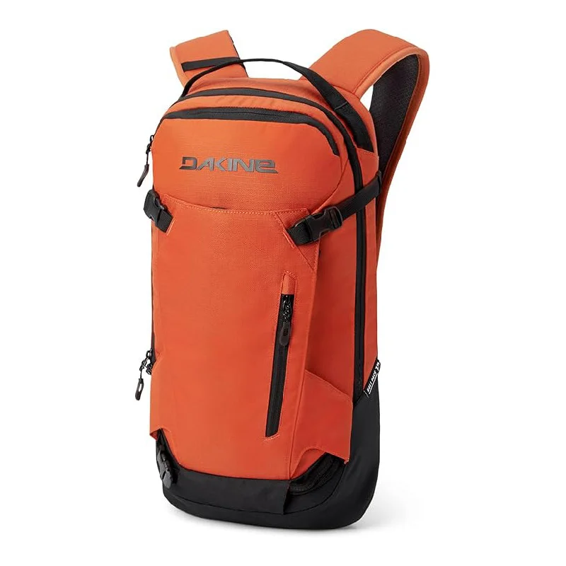 High-volume hydration reservoir-Dakine Men's Pureed Pumpkin 12L One Size Heli Backpack - 10004394-PUREEDPUMPKIN