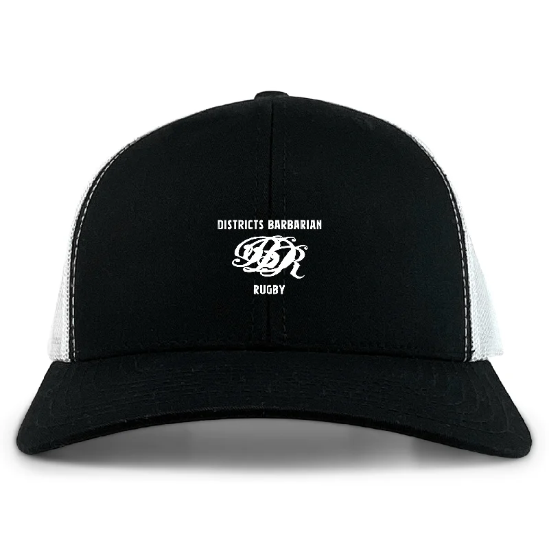 Reflective glow-in-dark trail tape-Districts Barbarian RFC Retro Trucker Cap