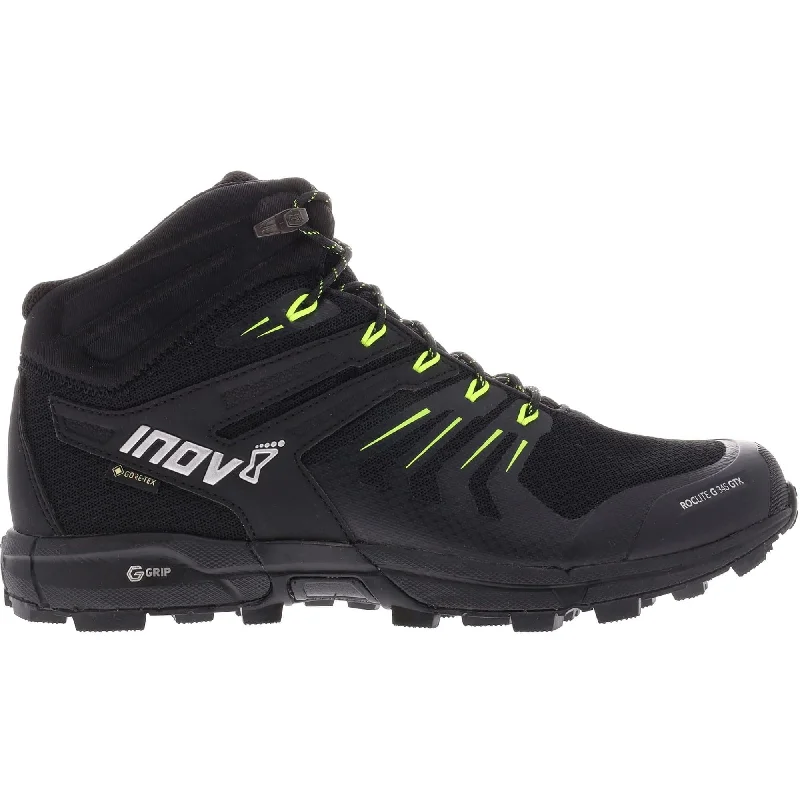 Extreme-weather sleeping bag-Inov8 Roclite G 345 GORE-TEX V2 Mens Walking Boots - Black