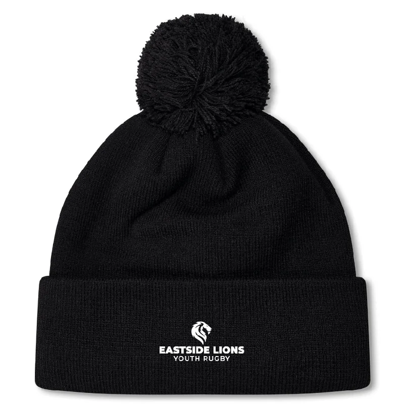 Clip-on rechargeable camp light-Eastside Lions Pom Pom Beanie by Canterbury