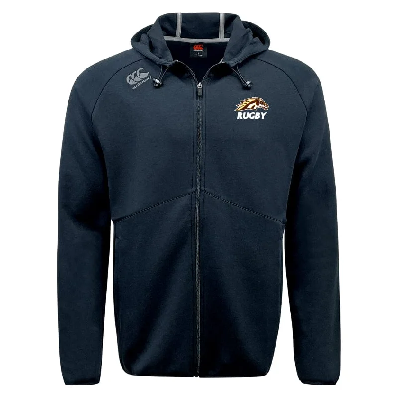 Rechargeable trail signal light-Western Michigan University Men's Rugby Tempo Vapodri Full-Zip Hoodie by Canterbury