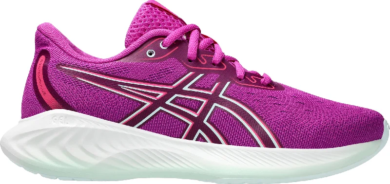 Reflective adhesive trail tape-Asics Gel Cumulus 26 GS Junior Running Shoes - Pink