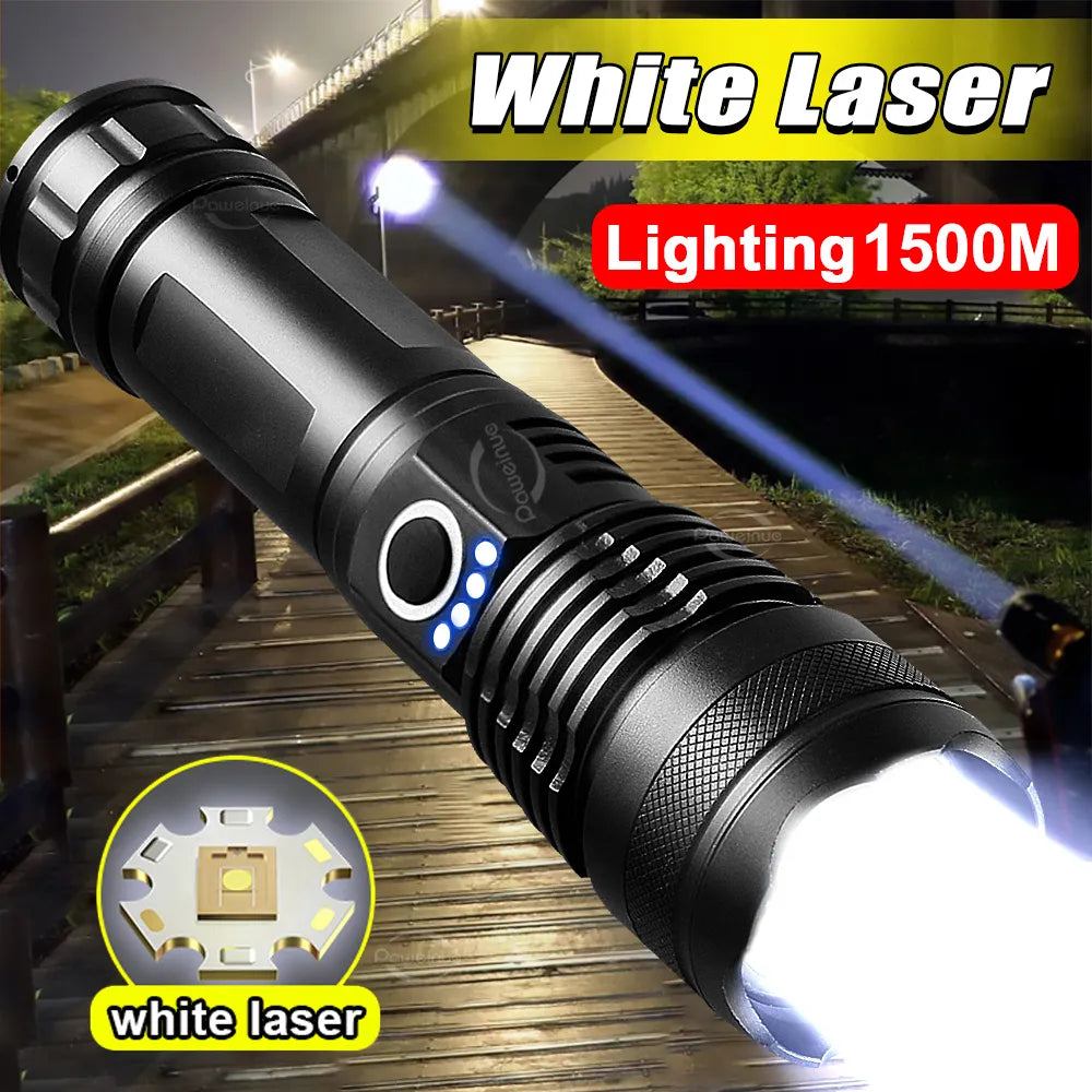 Compact thermal camping blanket-Newest Super Powerful Flashlight USB Rechargeable Torch Light High Power LED Flashlight Long Range Tactical Lantern 26650