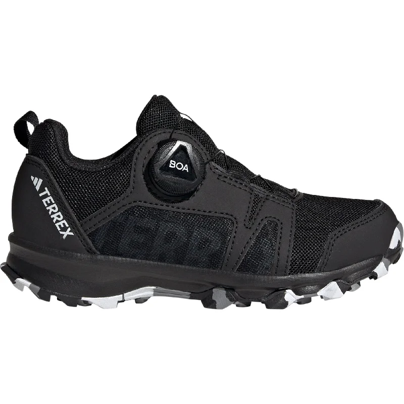 Anti-slip lightweight trekking sandals-adidas Terrex Agravic BOA Junior Trail Running Shoes - Black