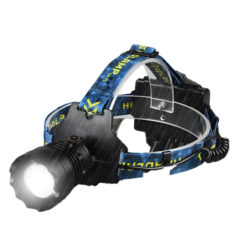 Non-stick camping frying griddle-4*500W LED High Power Headlamp Powerful Headlight USB Rechargable Waterproof Super Bright Lantern Head Torch Fishlight