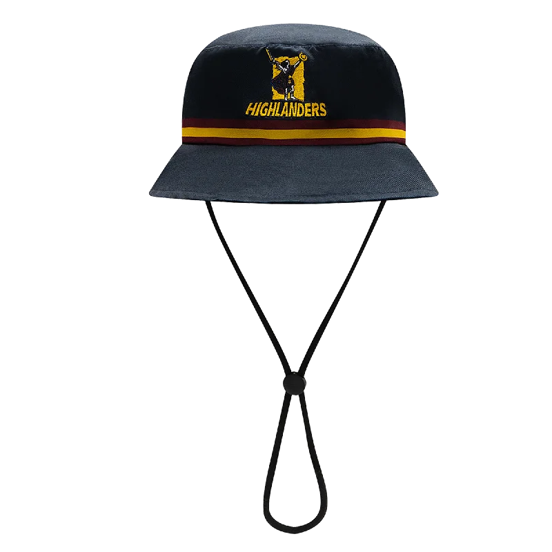 Portable camping hot plate kettle-Highlanders Super Rugby 25/26 Supporters Bucket Hat by Classic Sportswear