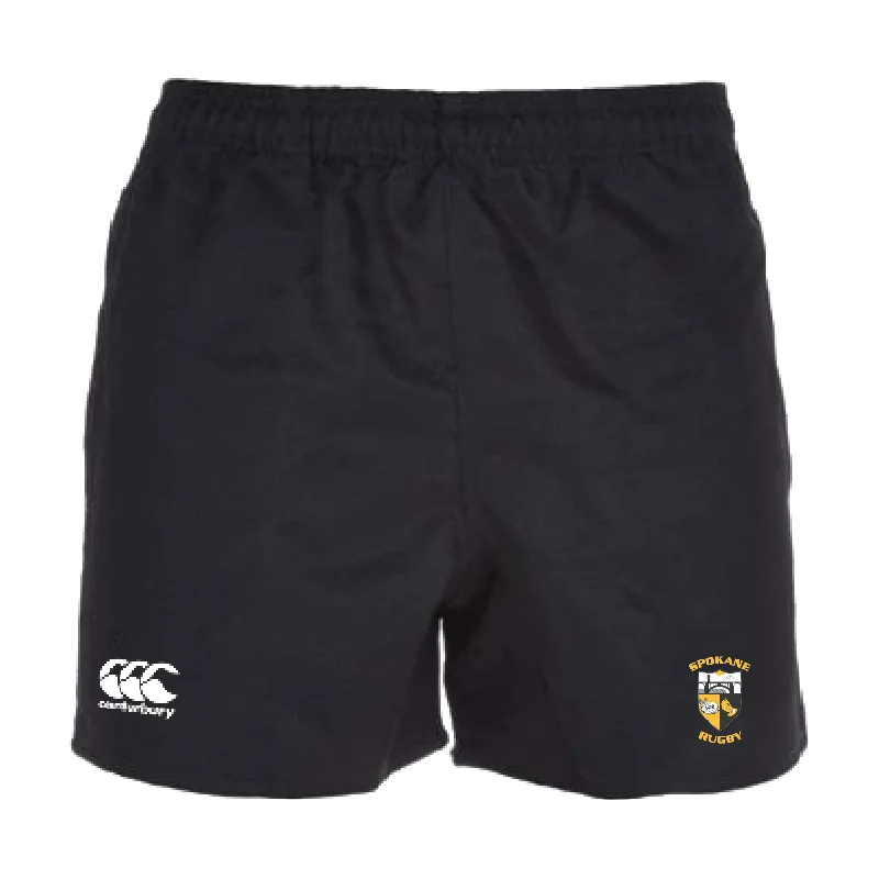 High-traction trekking sandals-Spokane Rugby Professional Polyester Rugby Short by Canterbury