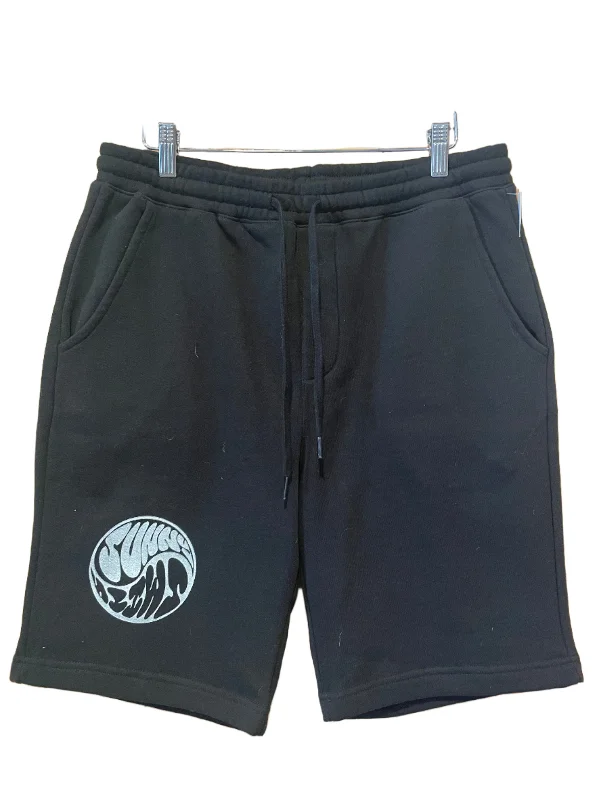 Essential wilderness first aid kit-Sunny Smith Men's Midweight Fleece Shorts - Black