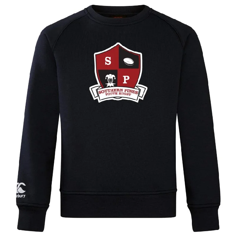 Padded plush trekking socks-Southern Pines Youth Rugby Club Crew Sweatshirt by Canterbury