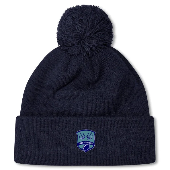 Retractable hiking pole-Tritons Rugby Pom Pom Beanie by Canterbury