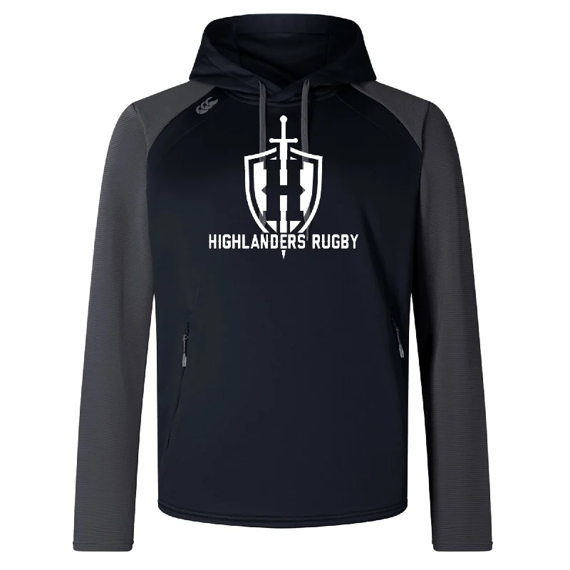 Waterproof Gore-Tex adventure pants-Highlanders Rugby NC Elite Training Hoody by Canterbury