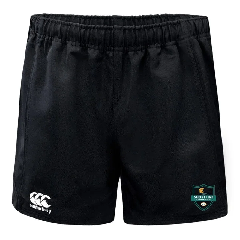 Ergonomic folding camp chair-Shoreline Spartans Advantage Rugby Shorts by Canterbury