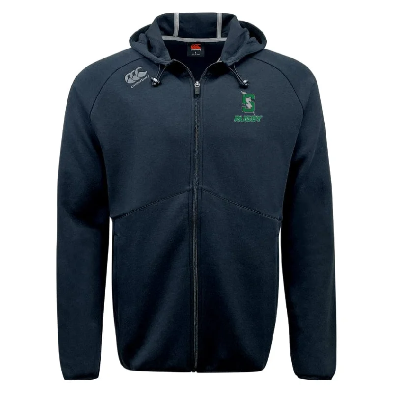 Collapsible trekking hydration tank-Summit Rugby Tempo Vapodri Full-Zip Hoodie by Canterbury