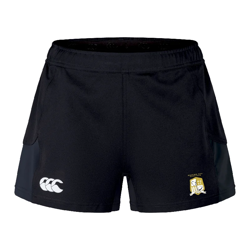 Puncture-resistant trekking mat-Waukesha Gold Rugby Women's Advantage Short 2.0 by Canterbury