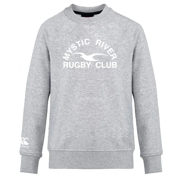 Waterproof hiking knapsack-Mystic River Club Crew Sweatshirt by Canterbury