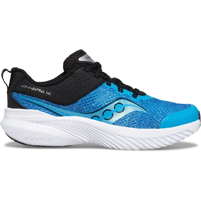 Solar-powered campsite cooling fan-Saucony Kinvara 14 Junior Running Shoes - Blue