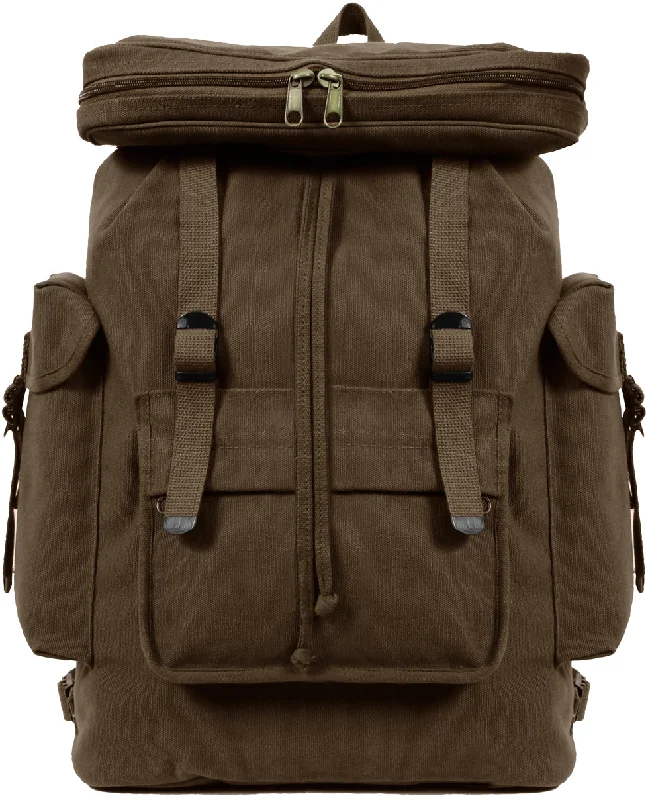 Padded plush trekking socks-Earth Brown - Canvas European Style Rucksack Backpack