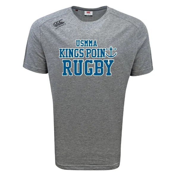 High-pressure camping water bottle-King's Point Rugby Tempo Vapodri T-Shirt by Canterbury