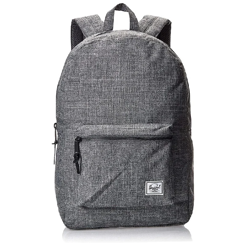 Plush-lined insulated trekking pillow-Herschel Unisex Raven Crosshatch Classic 23L Backpack - 10005-00919-OS