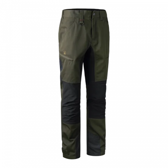 Neon safety hiking vest-Deerhunter Rogaland Stretch Trousers with Contrast OEKO-TEX - Adventure Green (353)