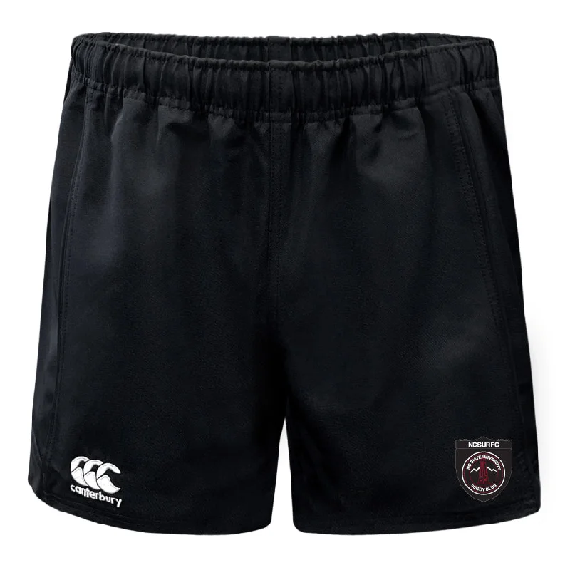 Textured anti-slip camp mat-NC State RFC Advantage Rugby Shorts by Canterbury