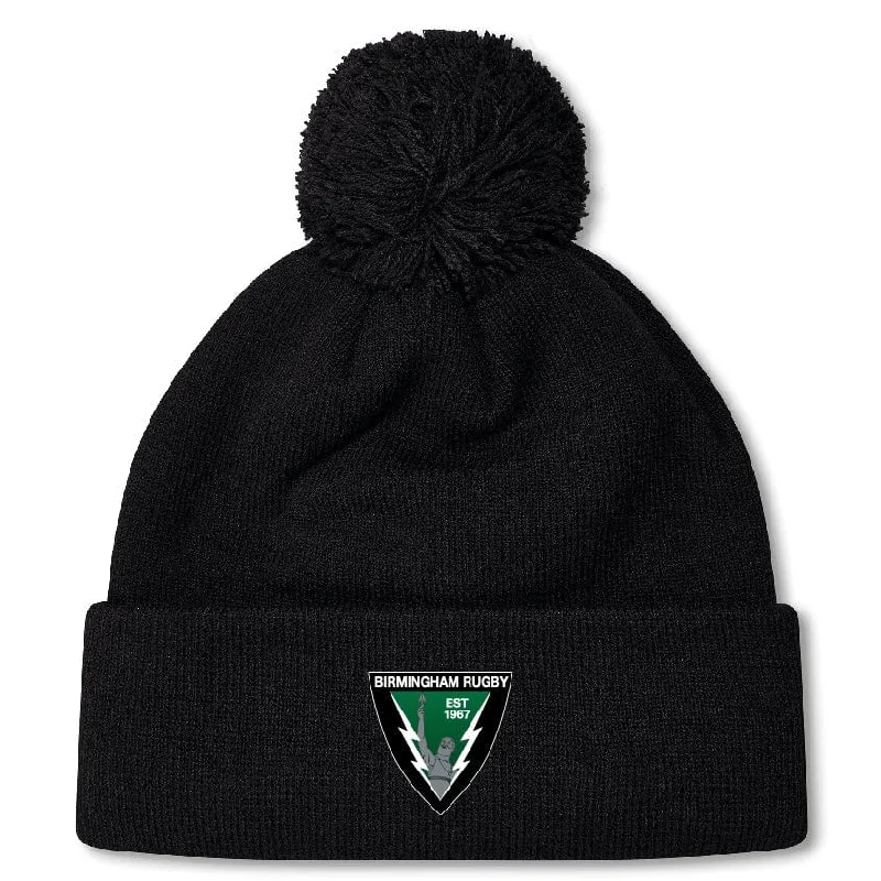 High-insulation trekking pad-Birmingham Rugby Pom Pom Beanie by Canterbury