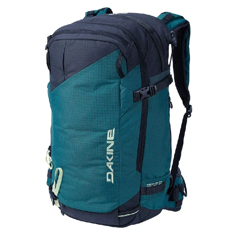 Collapsible trekking hydration flask-Dakine Mens Poacher RAS 32L Pack Deep Teal One Size Backpacks - 10002072-DEEPTEAL