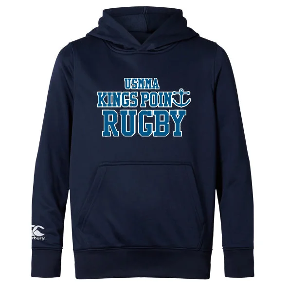 Waterproof hiking trail sneakers-King's Point Rugby Club Lightweight Hoodie by Canterbury