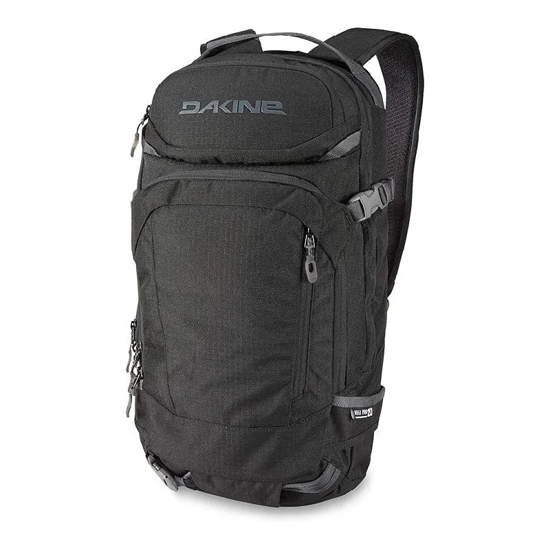 Padded leather hiking gloves-Dakine Men's Black 20L One Size Heli Pro Backpack - 10004395-BLACK