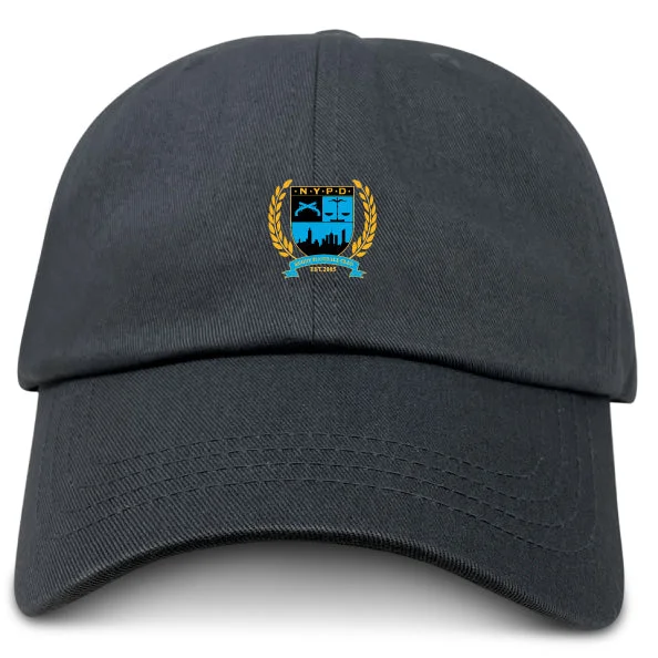 Low-profile camp stool-New York Police Dept. Rugby Adult Low-Profile Cotton Twill Dad Cap