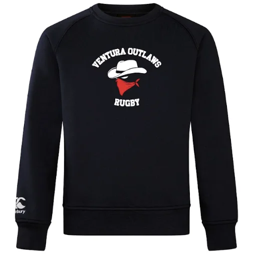 Rechargeable hiking beacon torch-Ventura Outlaws Rugby Club Crew Sweatshirt by Canterbury