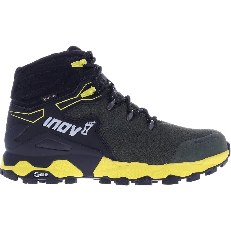 Rechargeable trail flood lamp-Inov8 Roclite Pro G 400 GORE-TEX Mens Walking Boots - Black