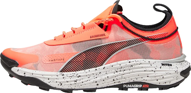 Reflective nylon hiking cord-Puma Voyage Nitro 3 Mens Trail Running Shoes - Orange