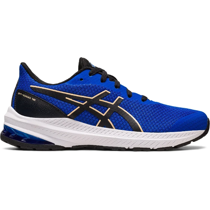 Rechargeable campsite area light-Asics GT 1000 12 GS Junior Running Shoes - Blue