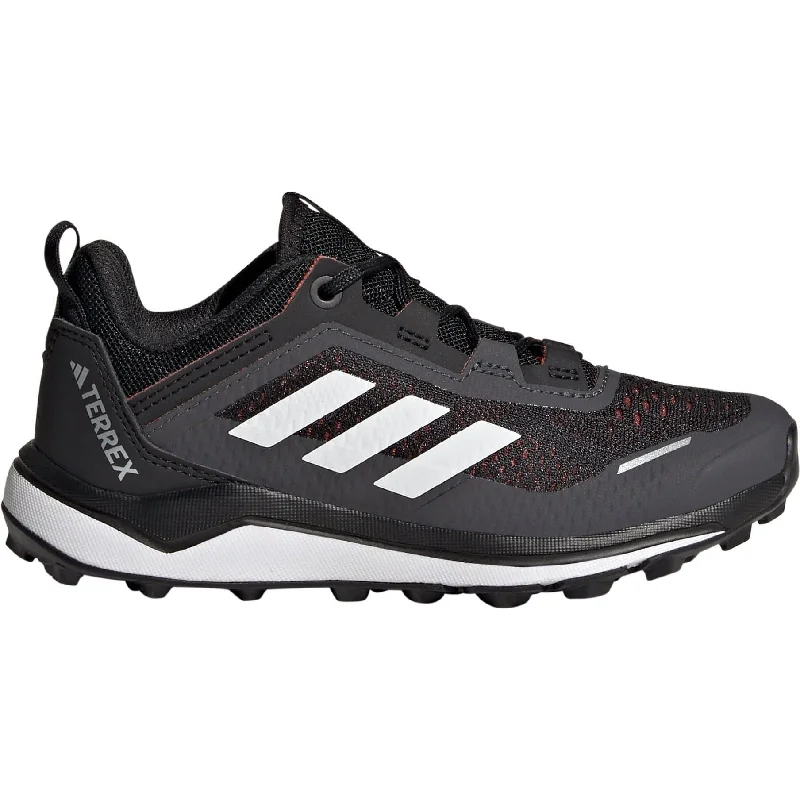 Peel-and-stick trail markers-adidas Terrex Agravic Flow Junior Trail Running Shoes - Black