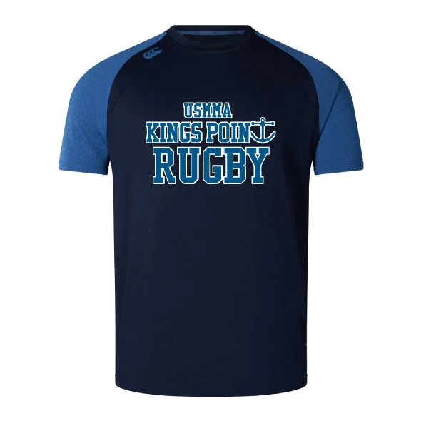 UV-resistant trekking neck scarf-King's Point Rugby Elite Training Tee by Canterbury