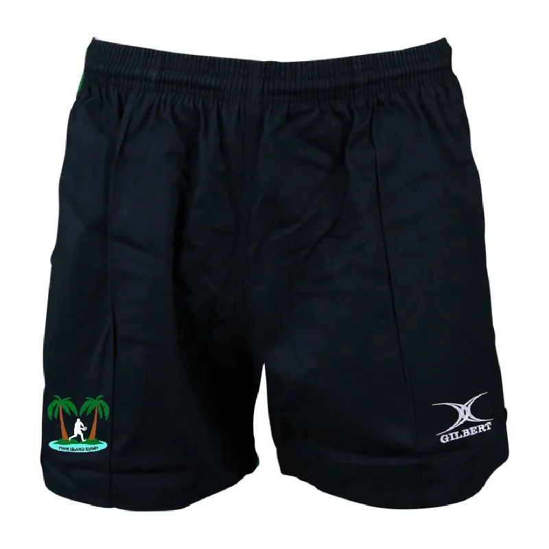 Rechargeable hiking perimeter flashlight-Twin Island Rugby Kiwi Pro Rugby Shorts by Gilbert