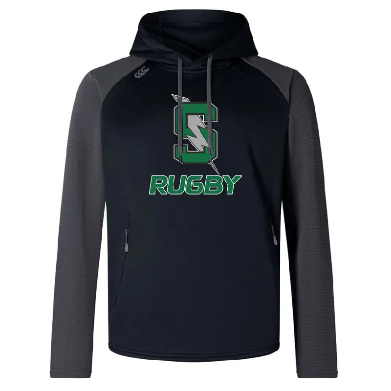 Rapid-wicking hiking windbreaker-Summit Rugby Elite Training Hoody by Canterbury