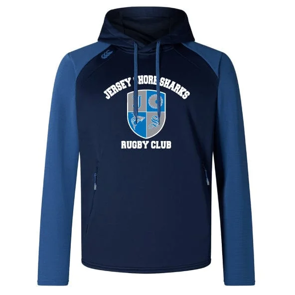 Airy ventilated hiking pullover-Jersey Shore Sharks Elite Training Hoody by Canterbury